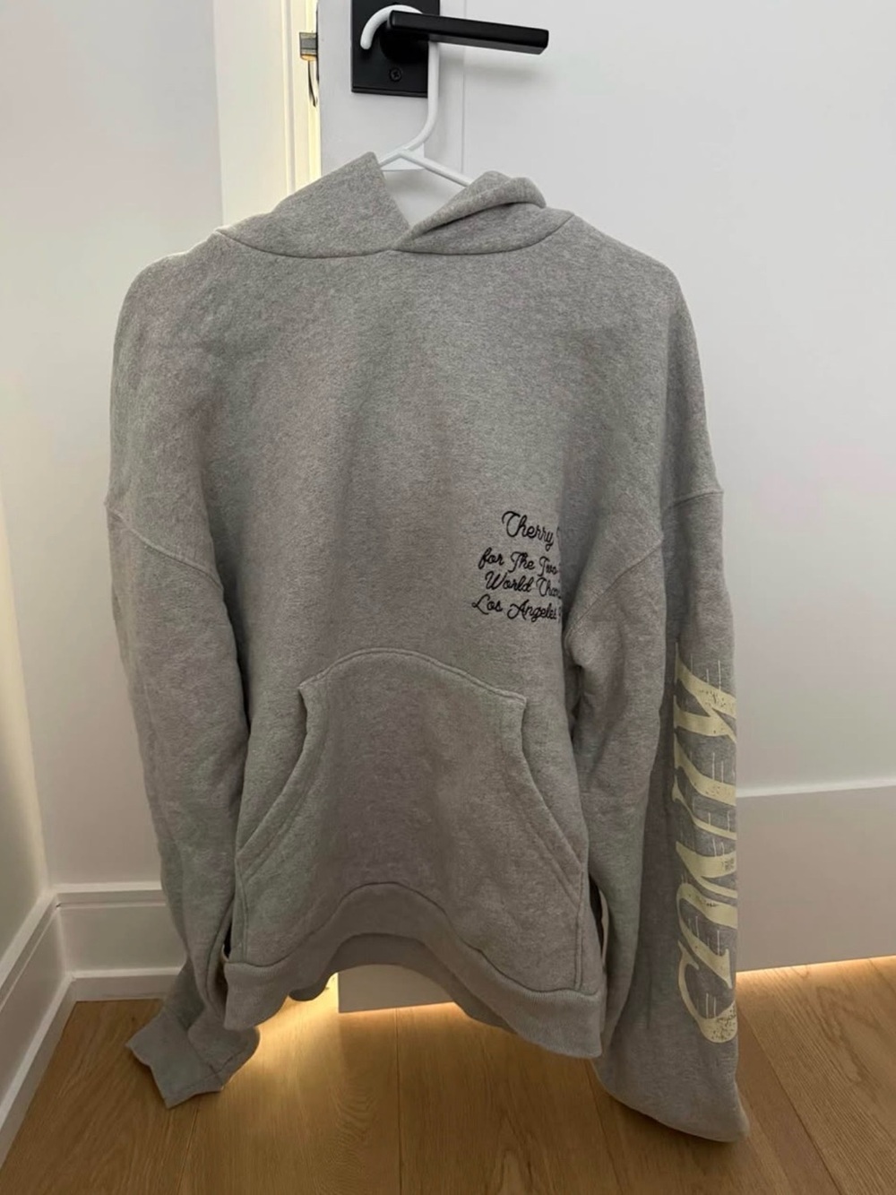 Cherry LA (Kings) Gray Hoodie with Sleeve Graphic